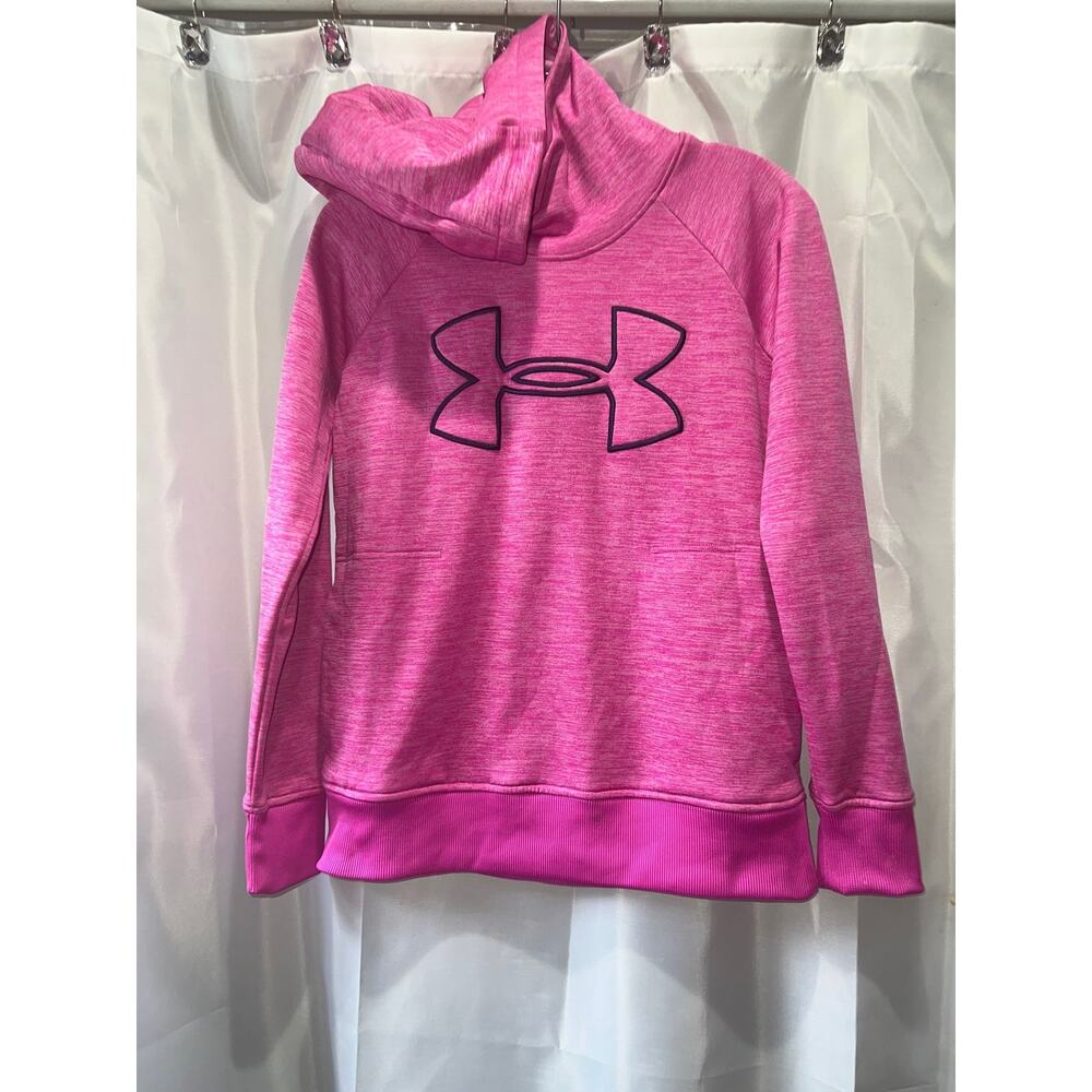 Womens XS Under Armour Pink coldgear hoodie